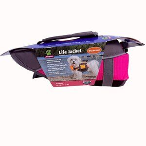 Top Paw Dog Life Jacket Size XS Pet Reflective Accents Adjustable Fit 11-18 Lbs